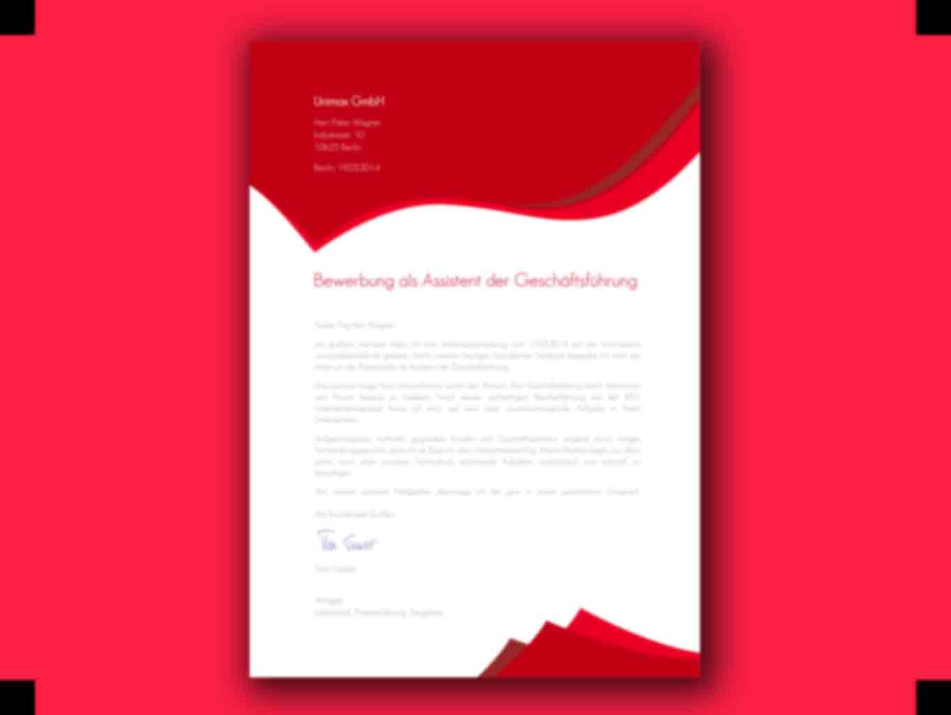 Bewerbung initiativ Einleitung