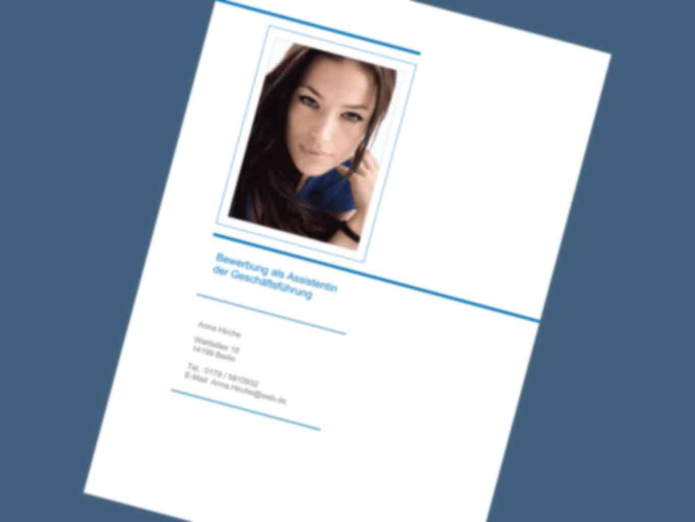 Anschreiben Online-Bewerbung