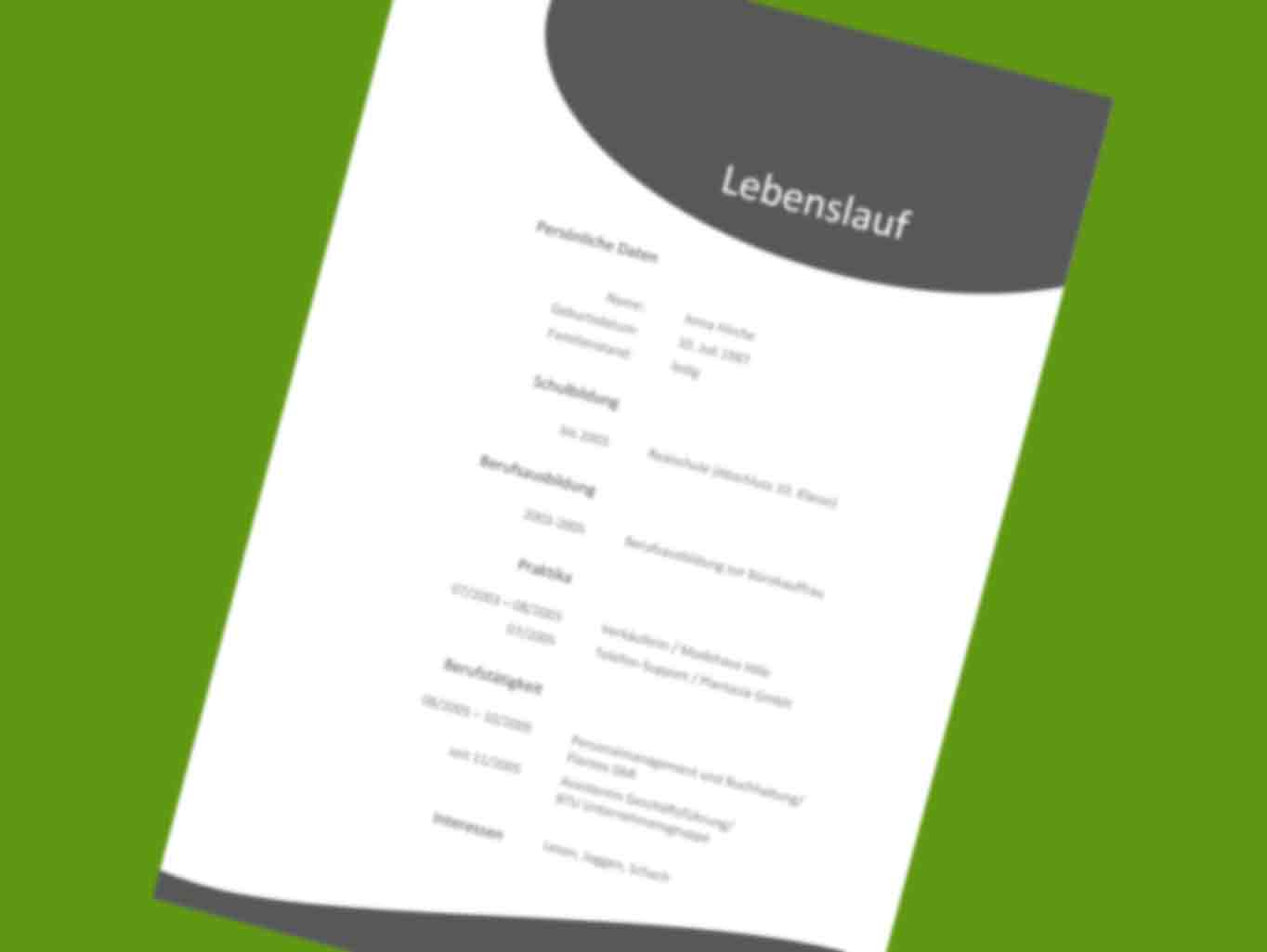 Anschreiben Praktikum