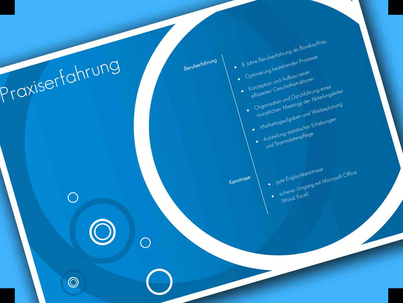 Bewerbung als Kaufmann für Bürokommunikation