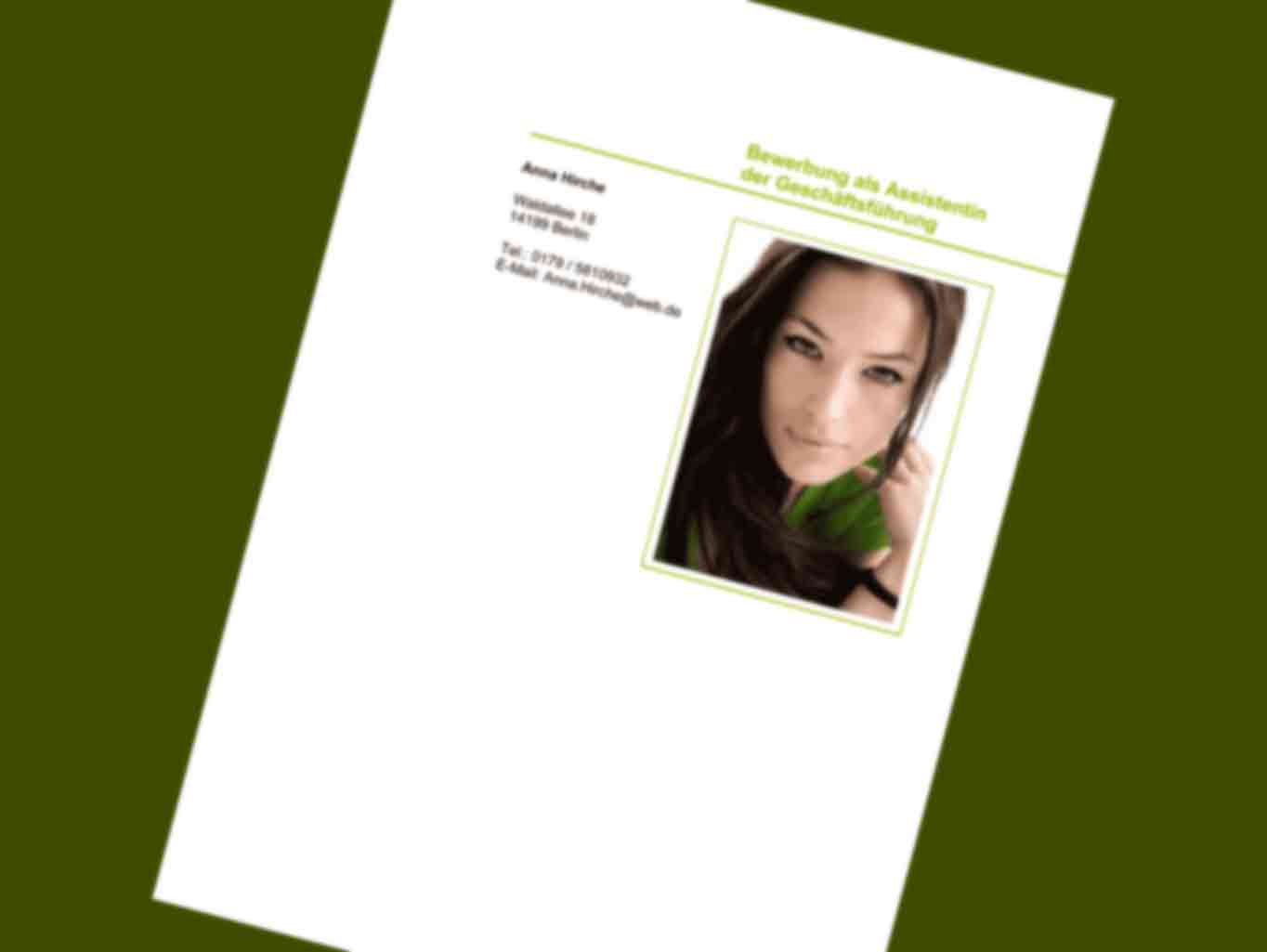 Bewerbung Altenpflegerin