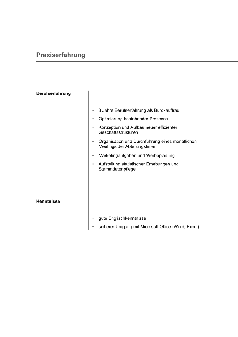 Bewerbung Anschreiben Vorlage