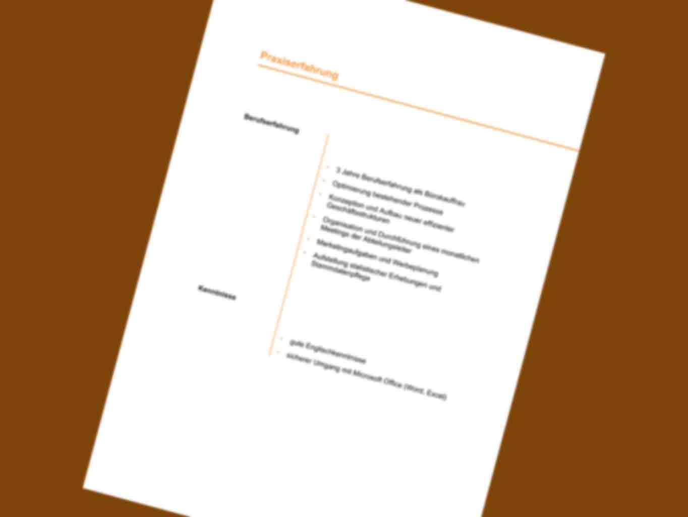 Bewerbung Aushilfsjob