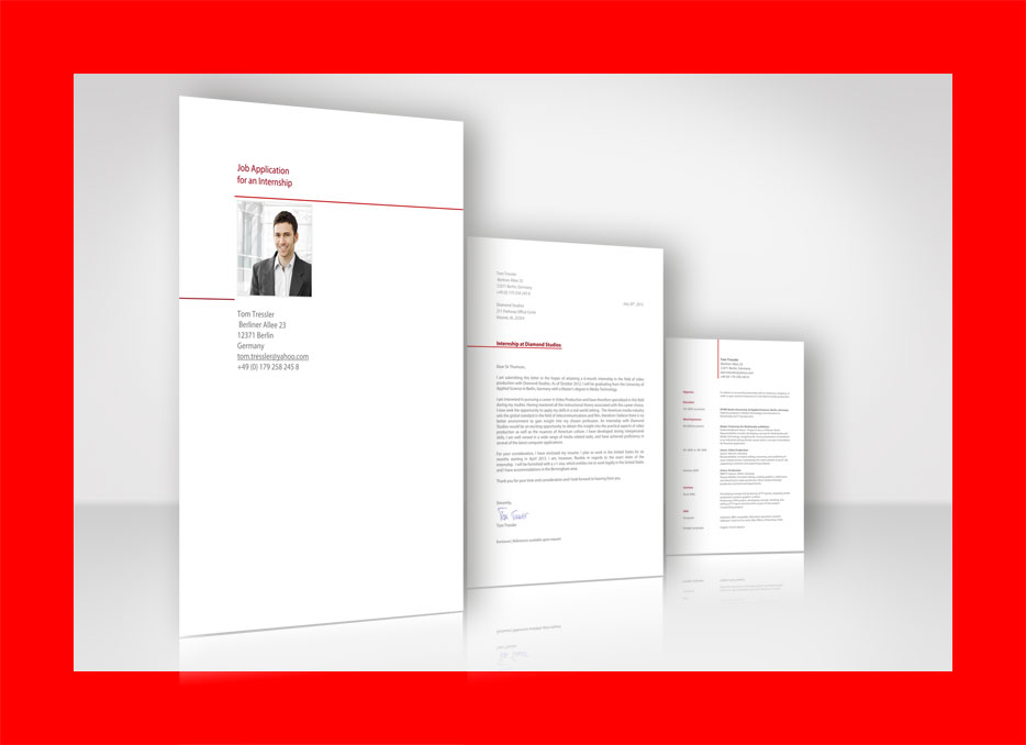 Bewerbung bewerben Englisch