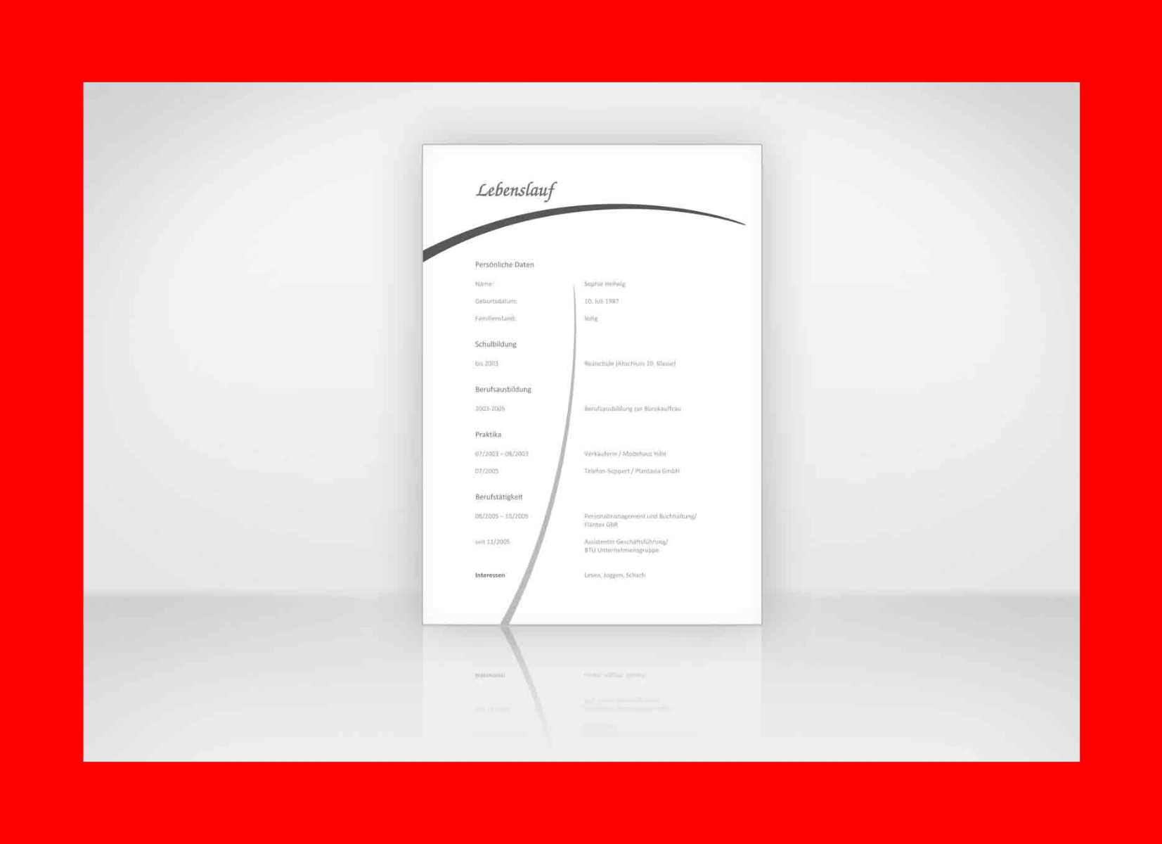 Bewerbung Deckblatt Bewerbungsunterlagen