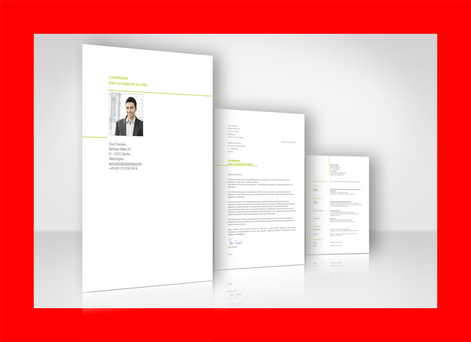 Bewerbung Frankreich Bewerbung