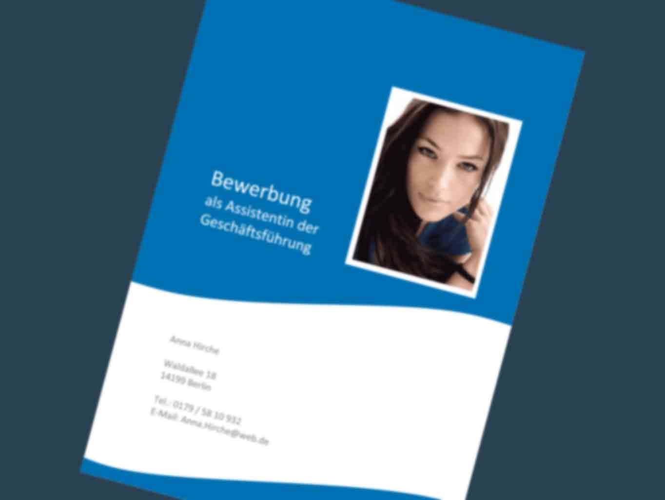 Bewerbung initiativ Muster