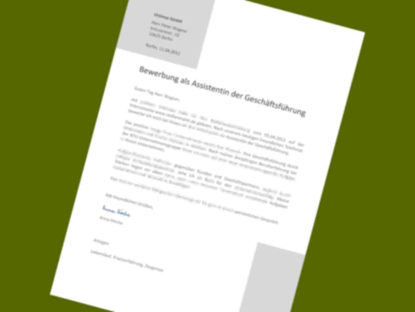 Bewerbung Jobwechsel