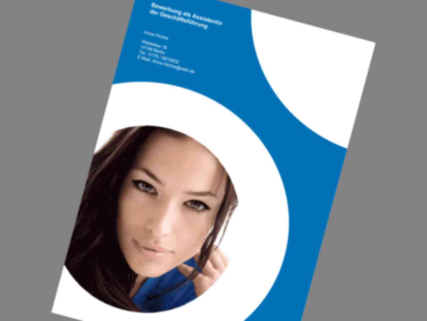 Bewerbung mit Foto
