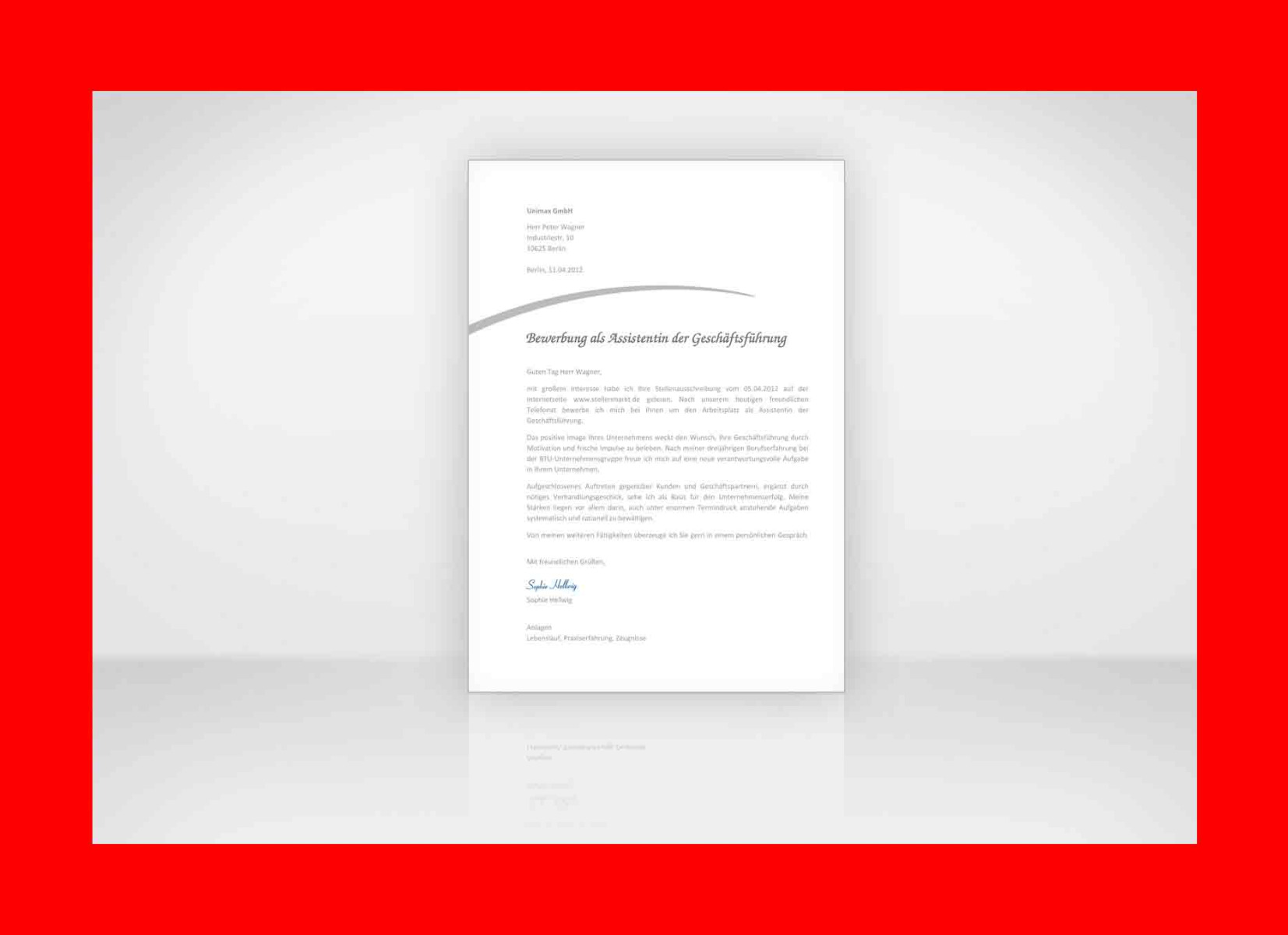 Bewerbung Muster Bewerbungsmuster