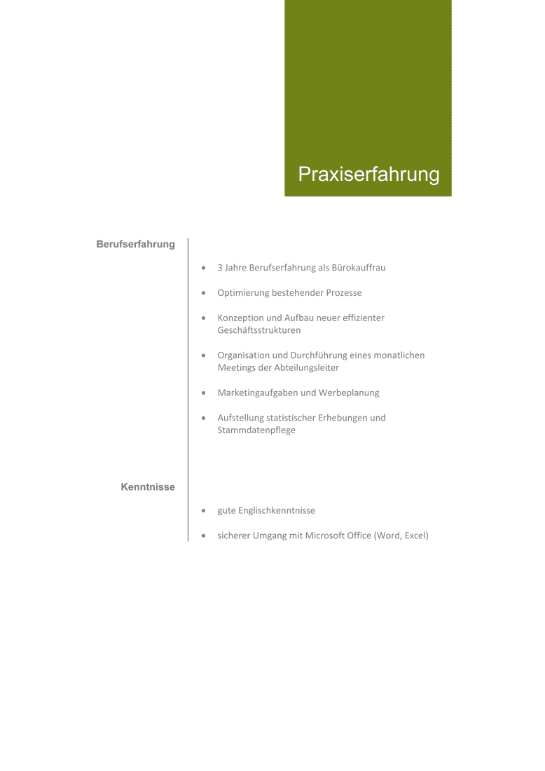 Bewerbung schreiben wie