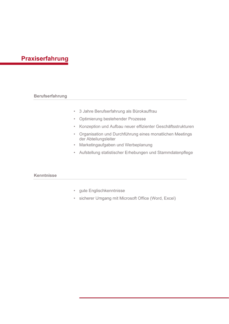 Bewerbung schreiben