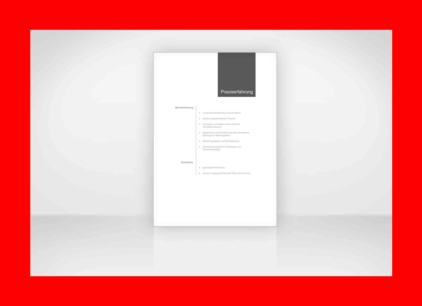 Bewerbung Teilzeit Muster