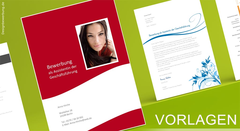 Bewerbung Vorlage 2021