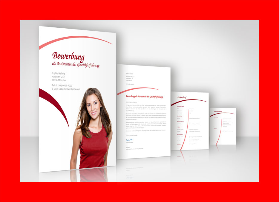 Bewerbung Vorlage für Bewerbung