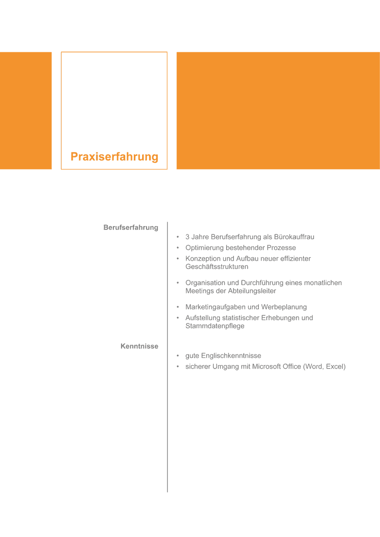 Bewerbungs Muster