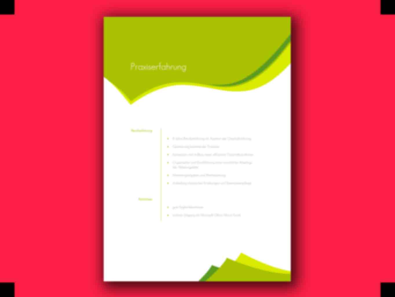 Bewerbungsschreiben schriftlich