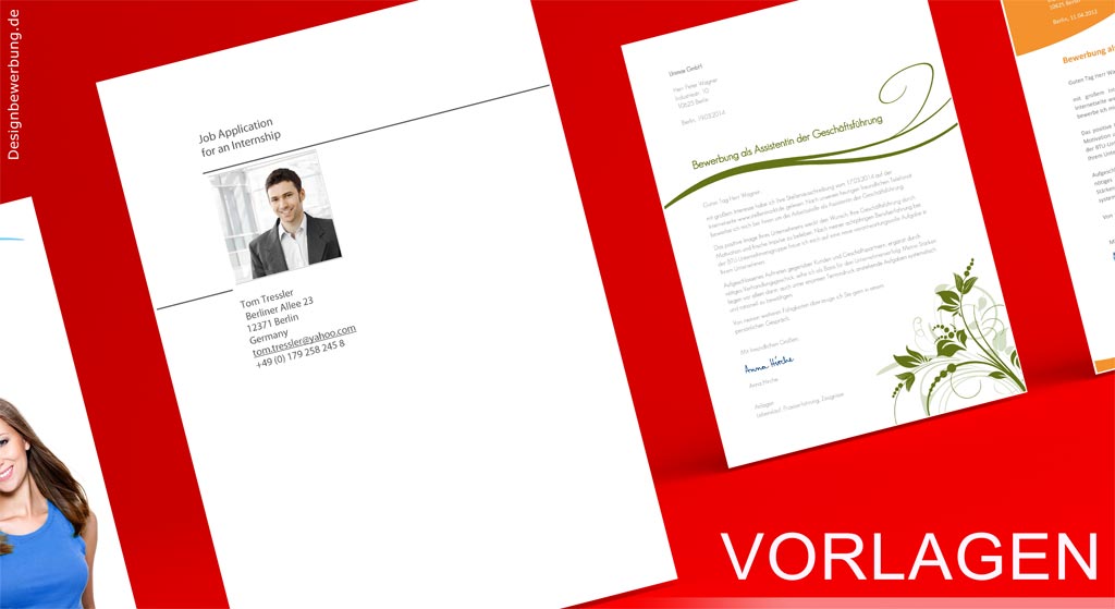 Bewerbungsvorlagen Englisch