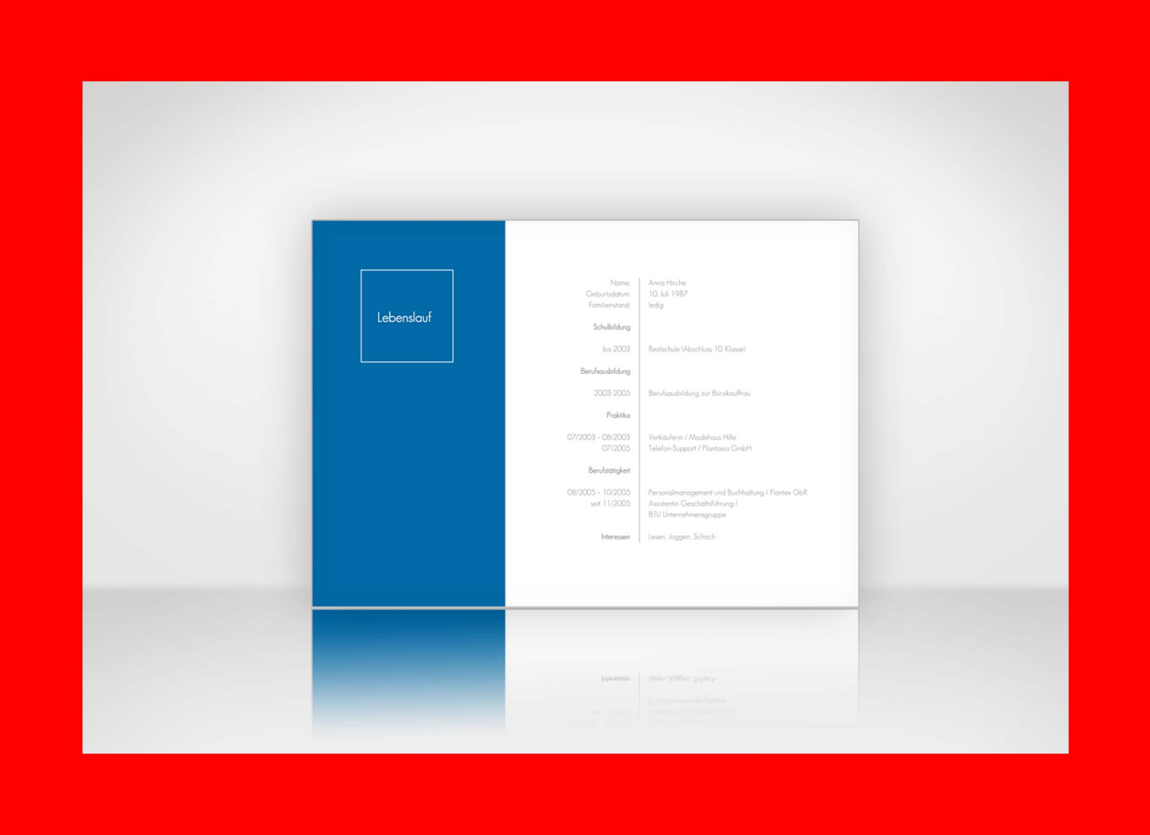 CV in Word