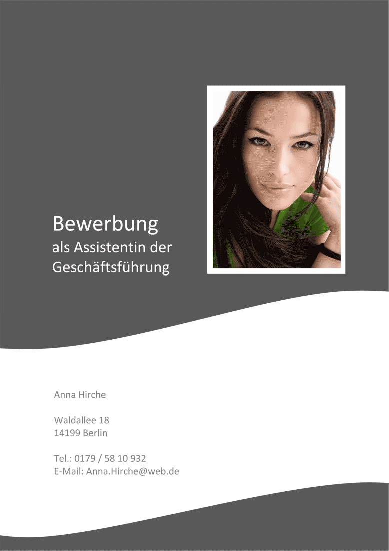 das Deckblatt