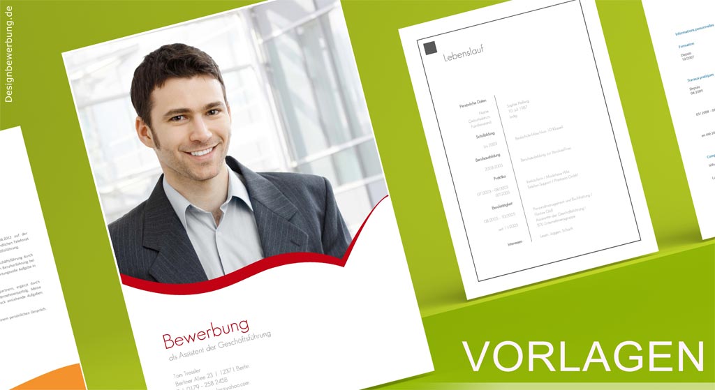Deckblatt Vorlagen Bewerbung