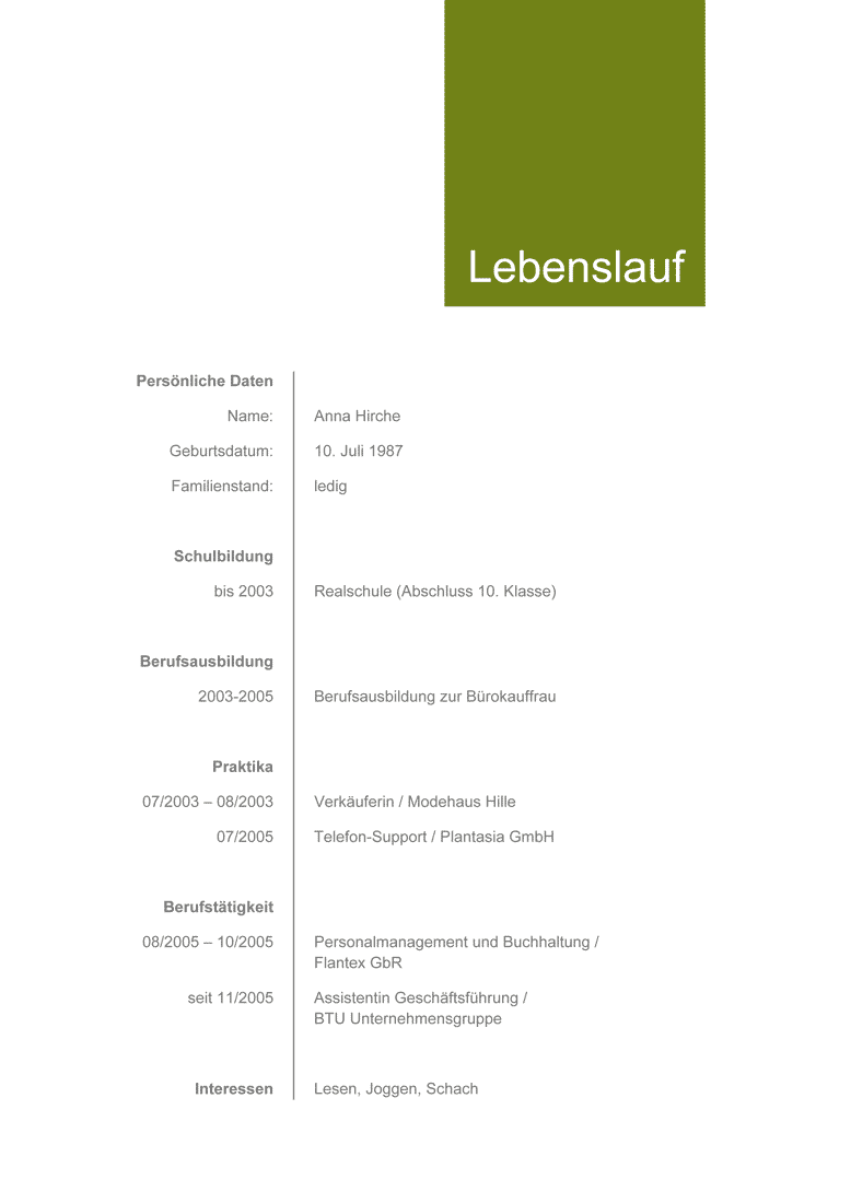 Erzieher Bewerbung