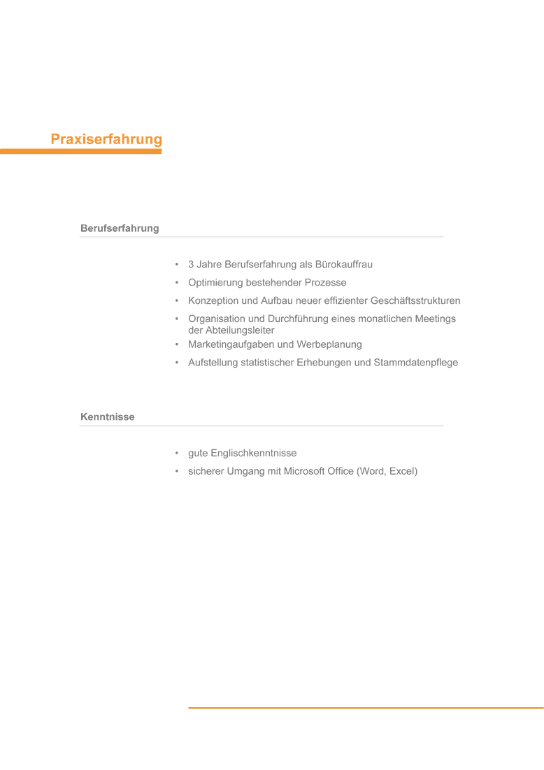 Lebenslauf 2021 Bewerbung
