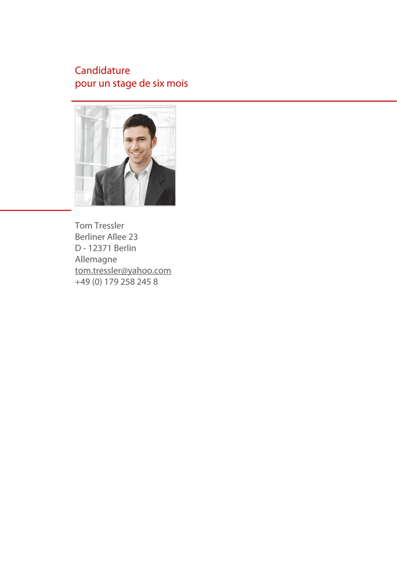 Motivation Candidature