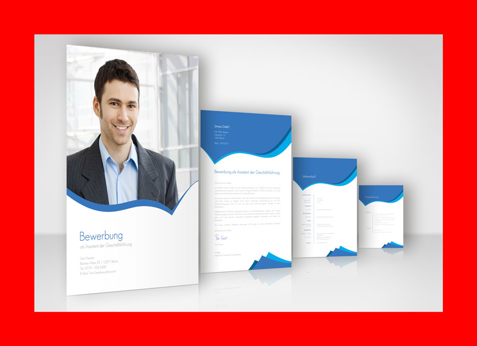 Muster Bewerbung online