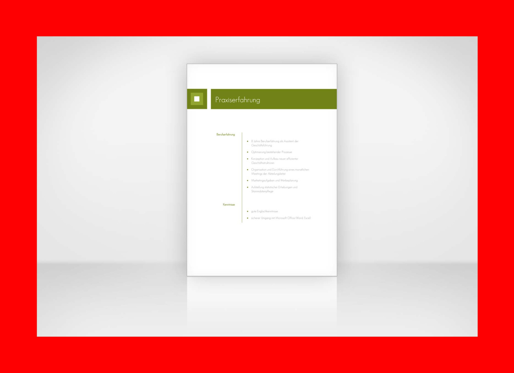 Praktikumsbewerbung Muster