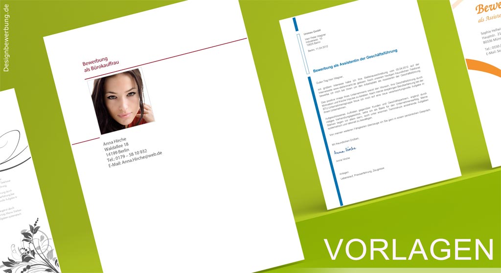 Reihenfolge Bewerbung