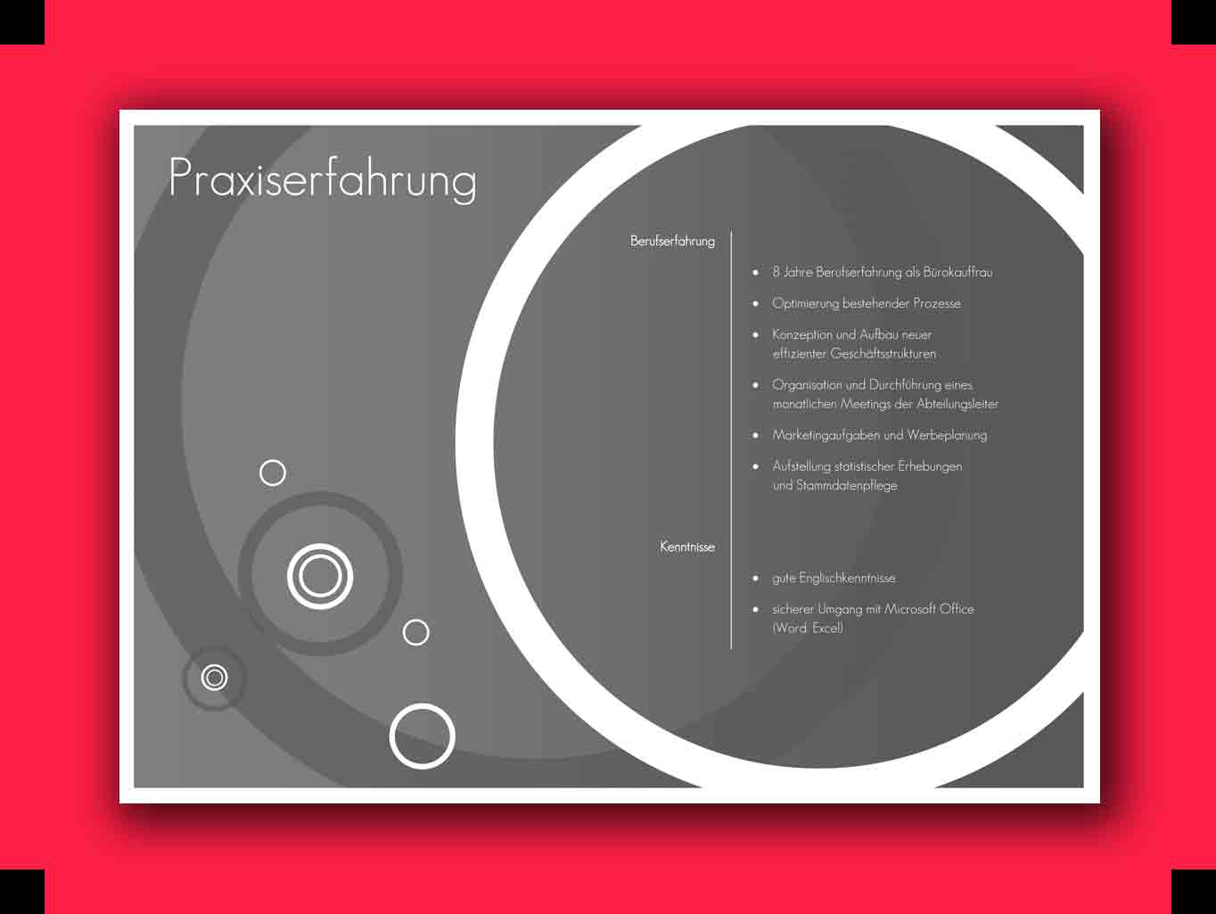 Stellenangebot Bewerbung
