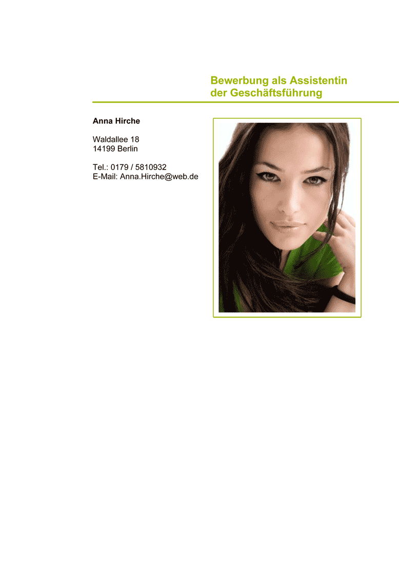 Wie schreiben Bewerbung