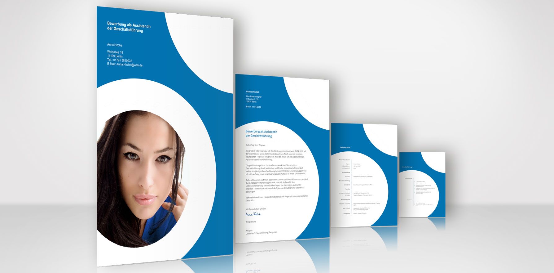 Lebenslauf Vorlagen Word Mit Deckblatt Anschreiben Praxiserfahrung